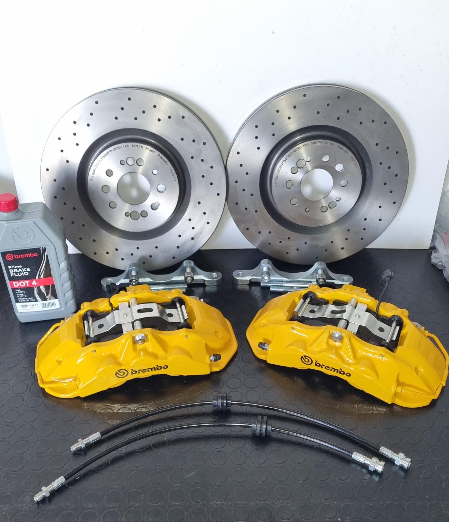 IMPIANTO FRENANTE 6 POMPANTI PINZE SLIM image 0