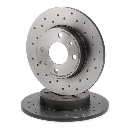 DISCHI POSTERIORI BREMBO FORATI image 0